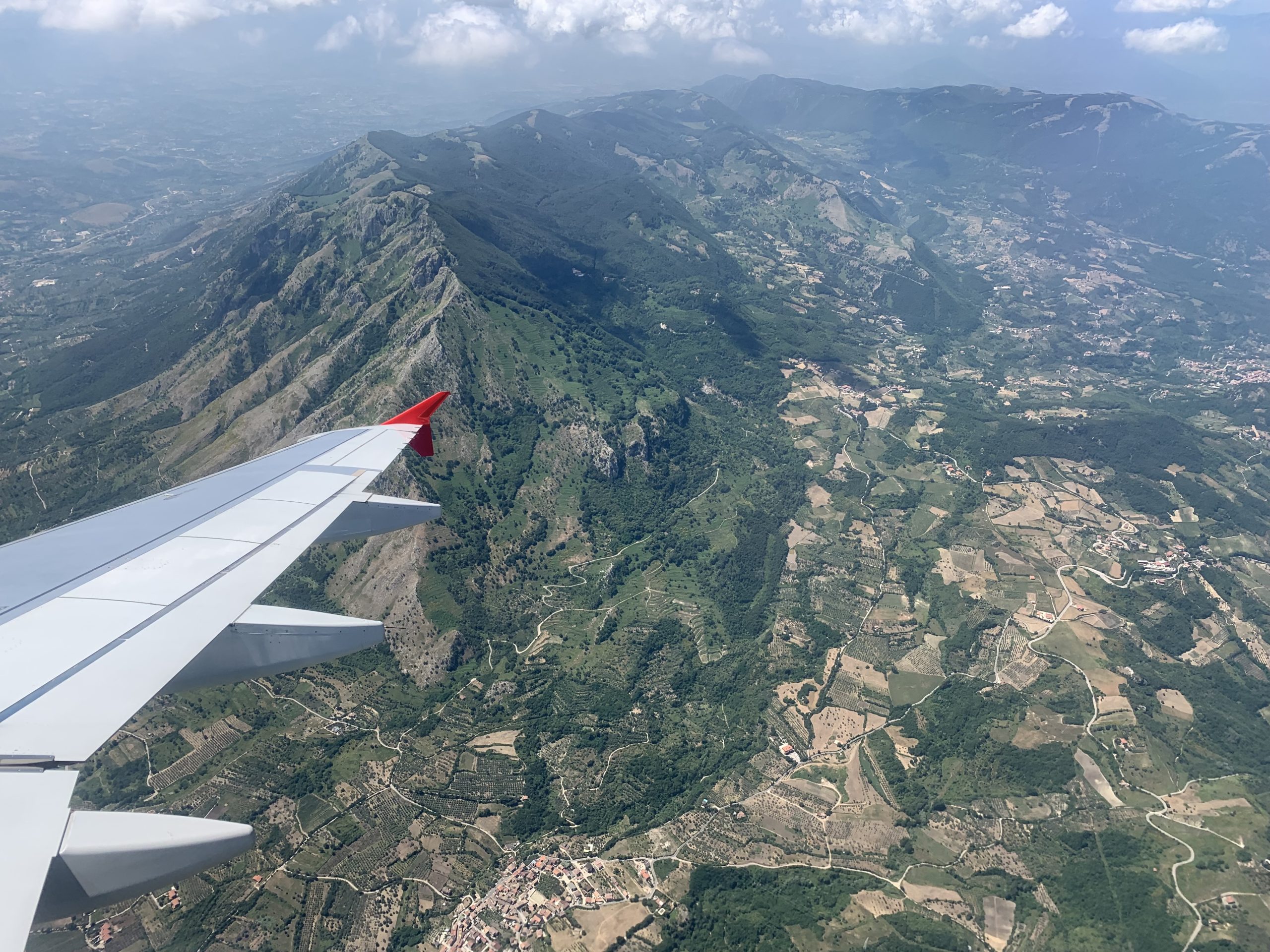 time flies airplane italy