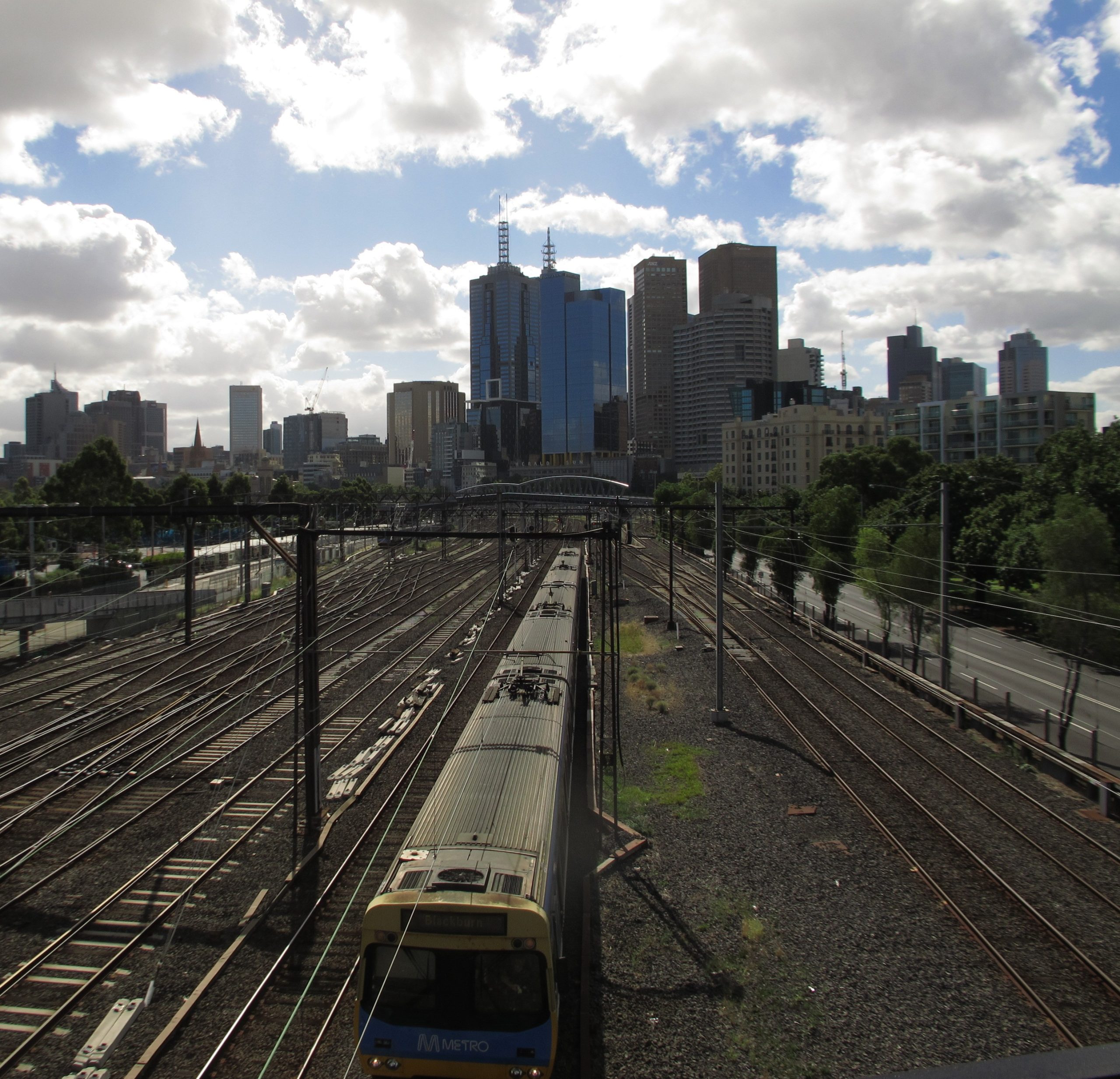 time flies melbourne train