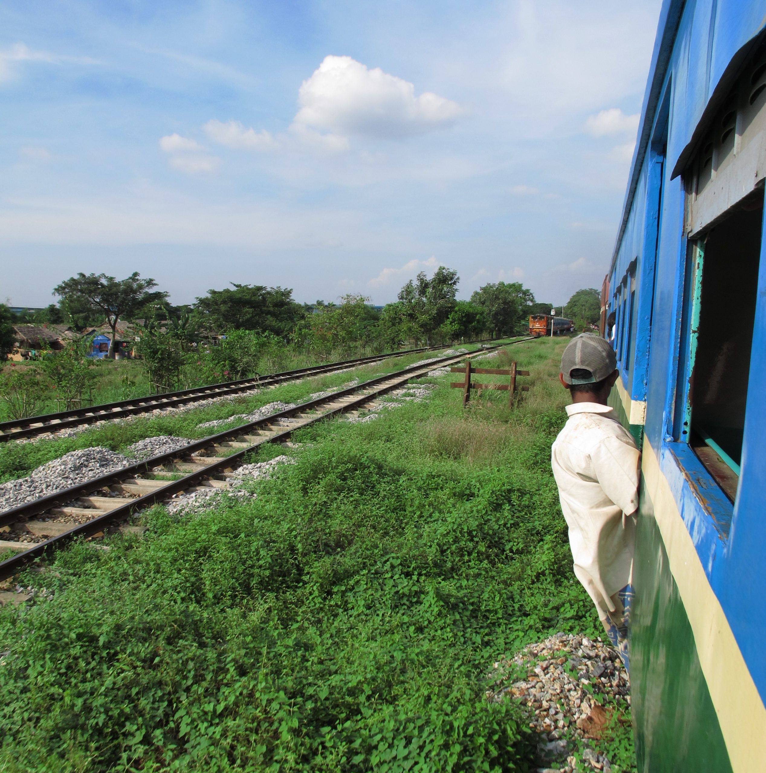 time flies myanmar train